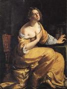 Artemisia gentileschi Mary Magdalen Spain oil painting artist